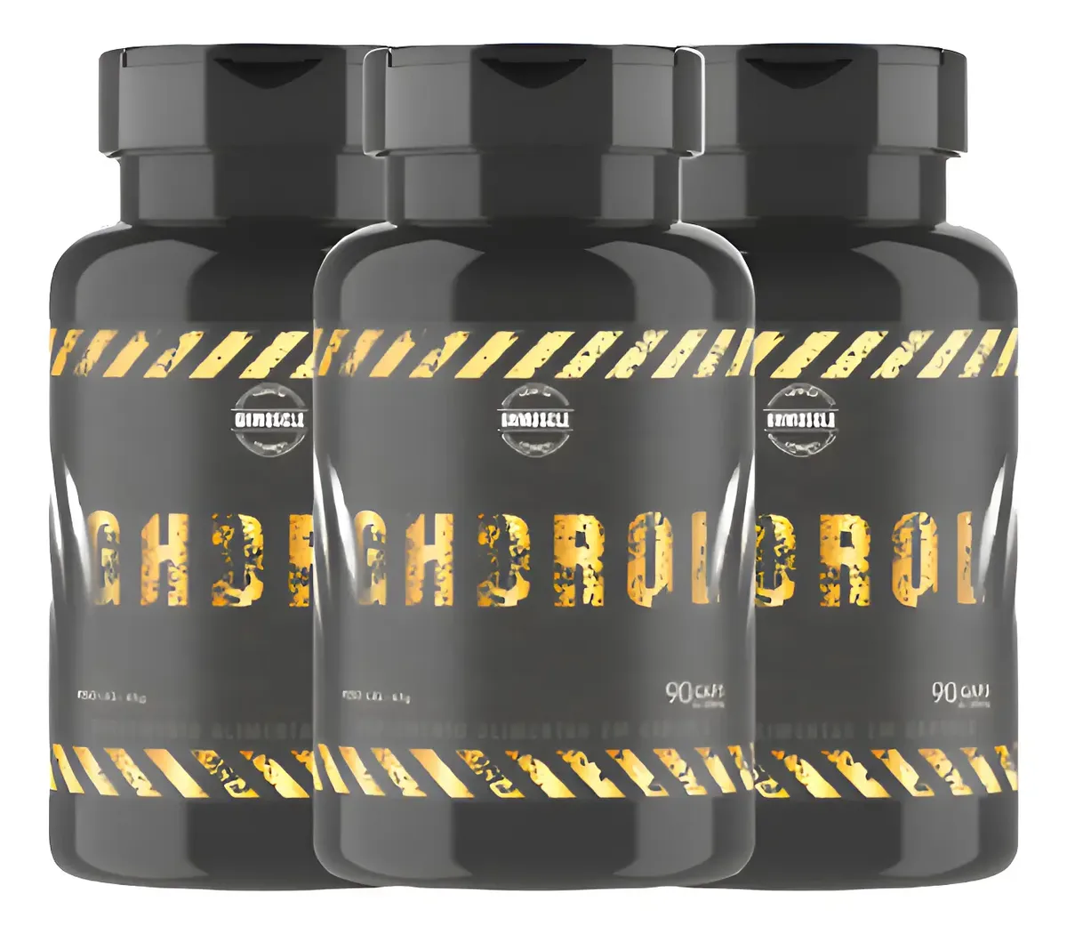 Kit 3 potes de GHDROL GHMUSCLE
