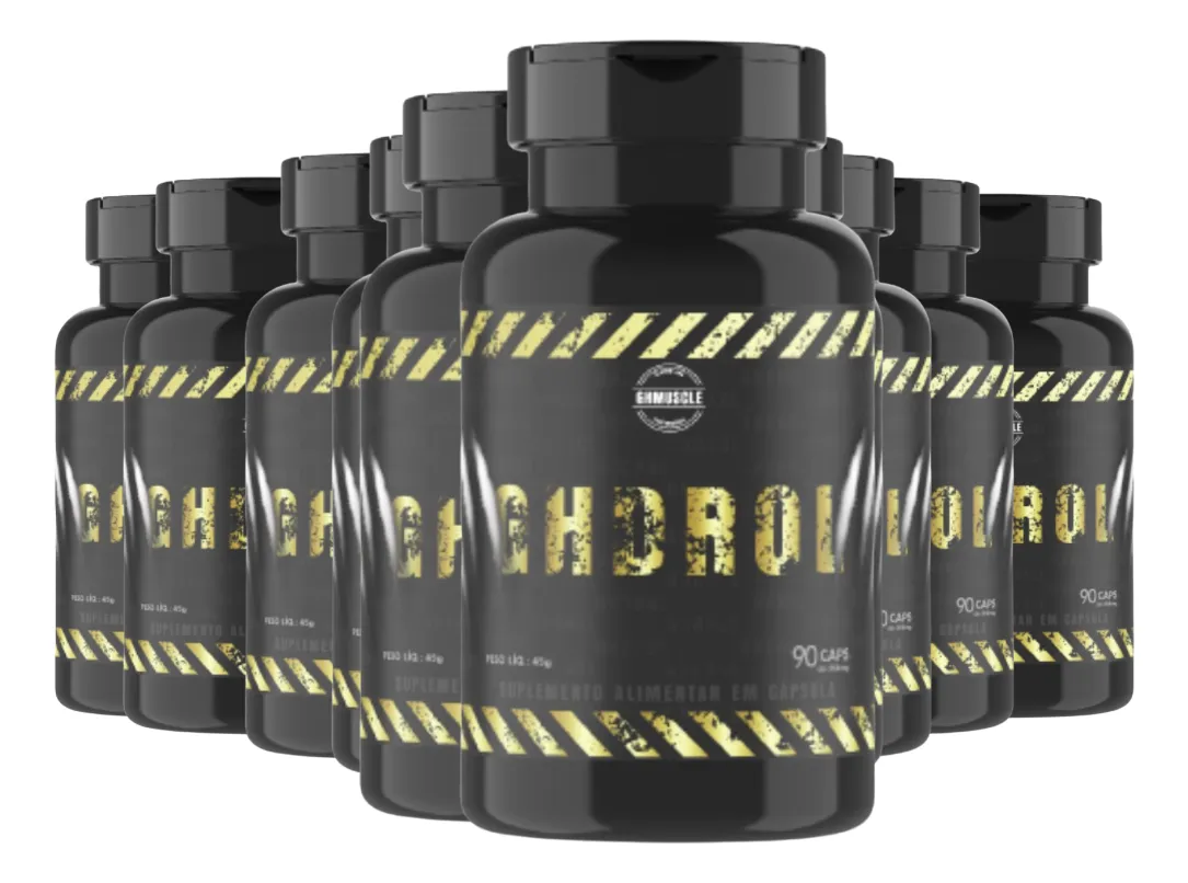 Kit 10 potes de GHDROL GHMUSCLE